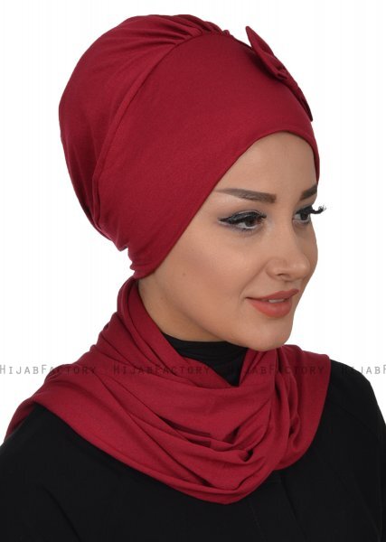 Bianca - Bordeaux Cotton Turban