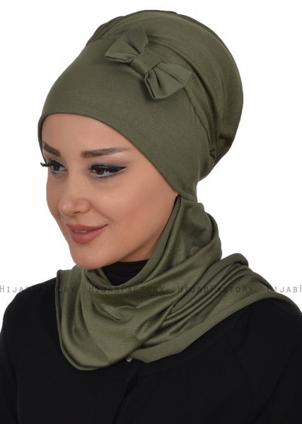 Bianca - Khaki Cotton Turban
