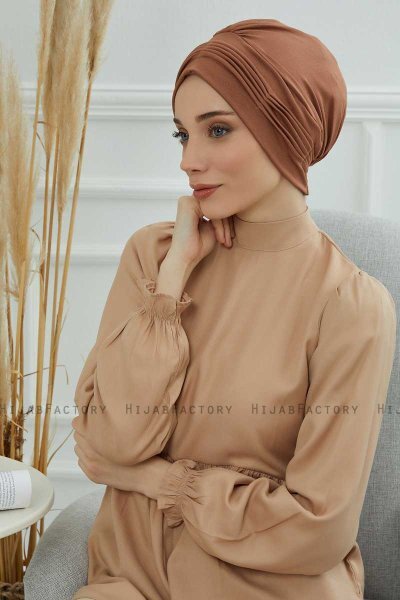 Linda - Caramel Cotton Turban