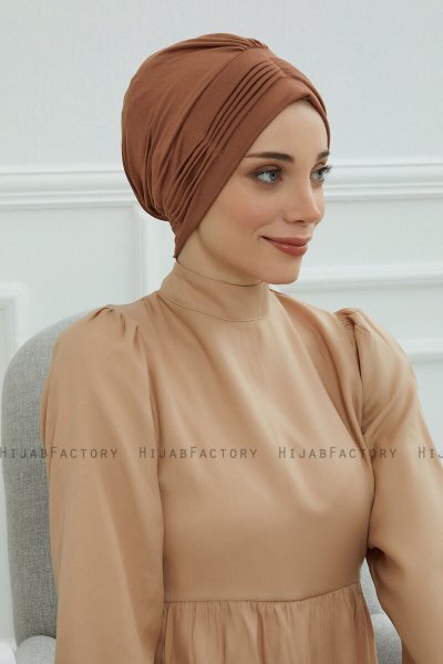 Linda - Caramel Cotton Turban