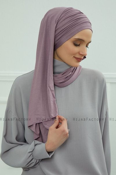 Rebecca - Lilac Cotton Turban