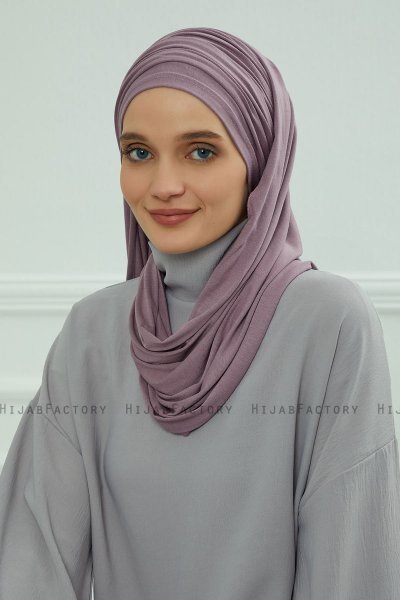 Rebecca - Lilac Cotton Turban