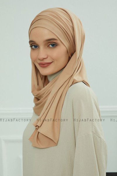 Rebecca - Sand Cotton Turban