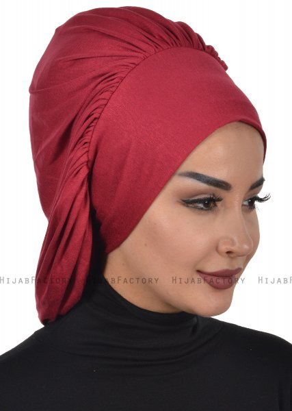 Isabella - Bordeaux Cotton Turban - Ayse Turban