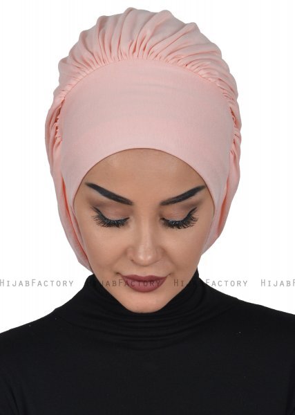 Isabella - Dusty Pink Cotton Turban - Ayse Turban