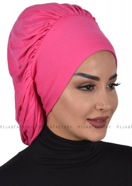 Isabella - Fuchsia Cotton Turban - Ayse Turban