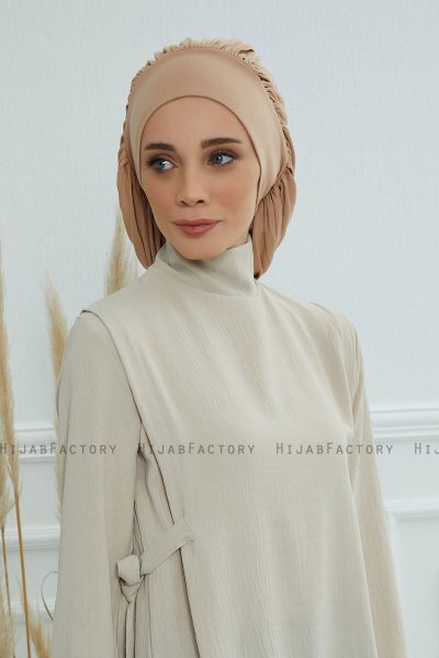 Isabella - Sand Cotton Turban