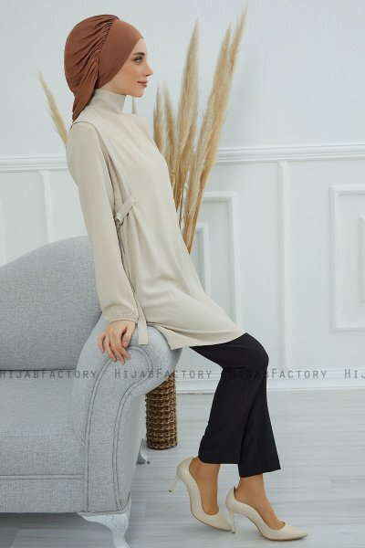 Isabella - Caramel Cotton Turban