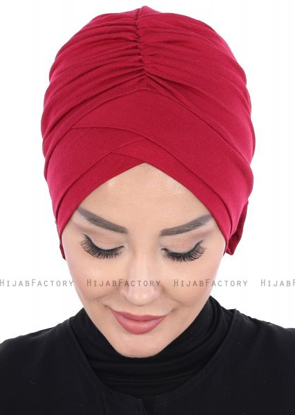 Elisabeth - Bordeaux Cotton Turban