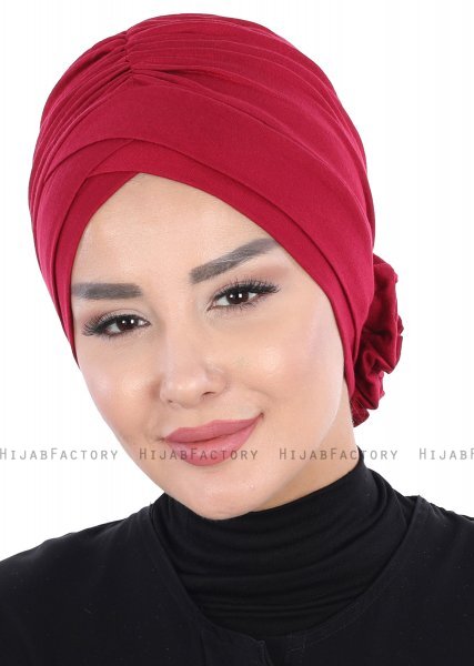 Elisabeth - Bordeaux Cotton Turban