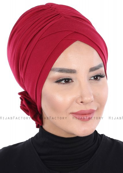 Elisabeth - Bordeaux Cotton Turban