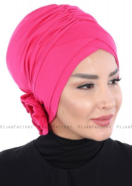 Elisabeth - Fuchsia Cotton Turban