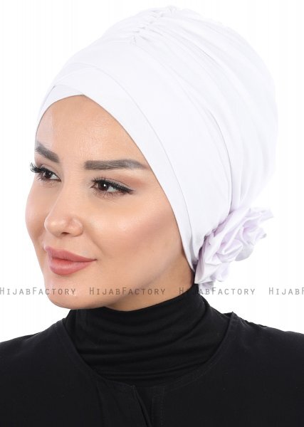 Elisabeth - White Cotton Turban