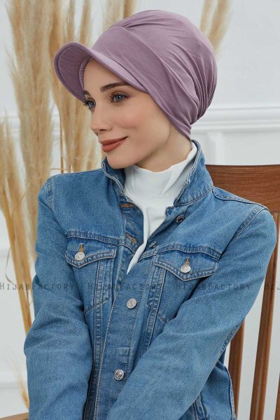 Sandra - Lilac Cotton Turban