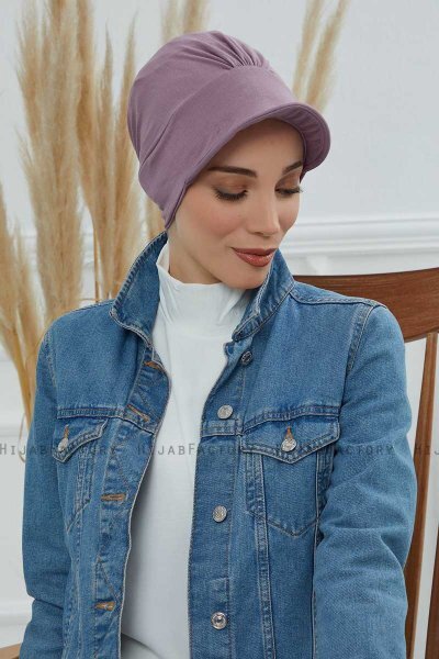 Sandra - Lilac Cotton Turban