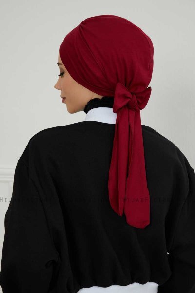 Ellie - Bordeaux Cotton Turban