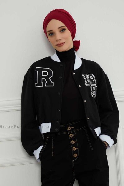 Ellie - Bordeaux Cotton Turban