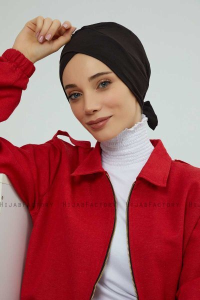 Ellie - Black Cotton Turban