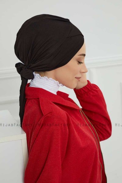 Ellie - Black Cotton Turban