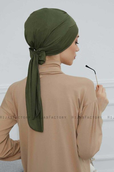 Ellie - Khaki Cotton Turban