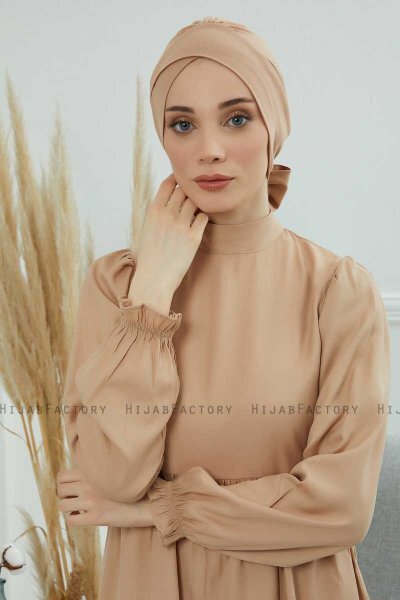 Ellie - Sand Cotton Turban