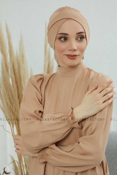 Ellie - Sand Cotton Turban