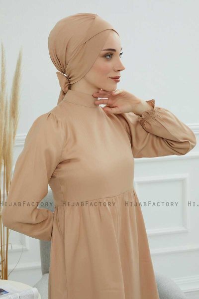 Ellie - Sand Cotton Turban