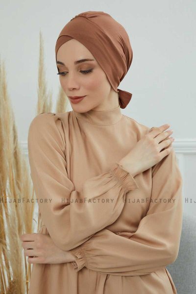 Ellie - Caramel Cotton Turban