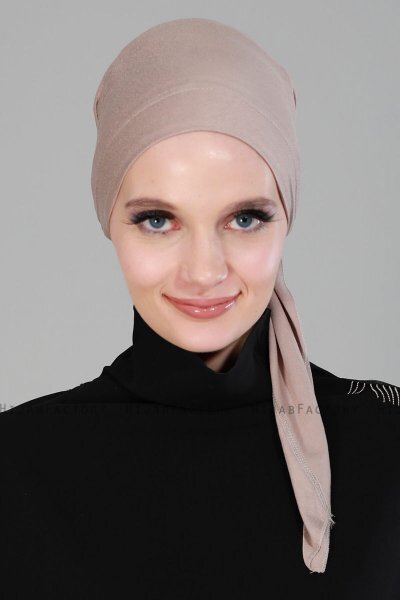 Felicia - Taupe Cotton Turban