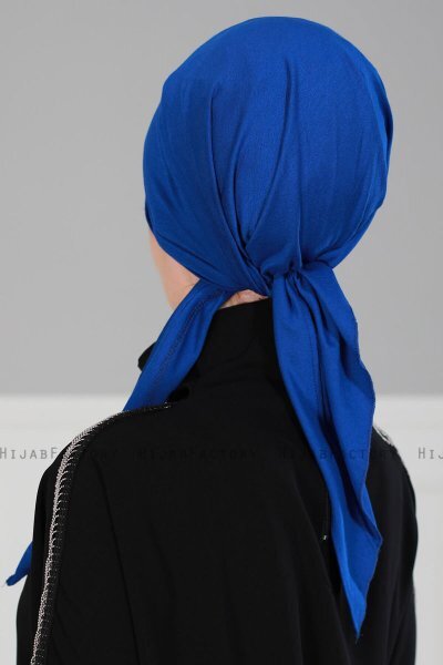Felicia - Blue Cotton Turban