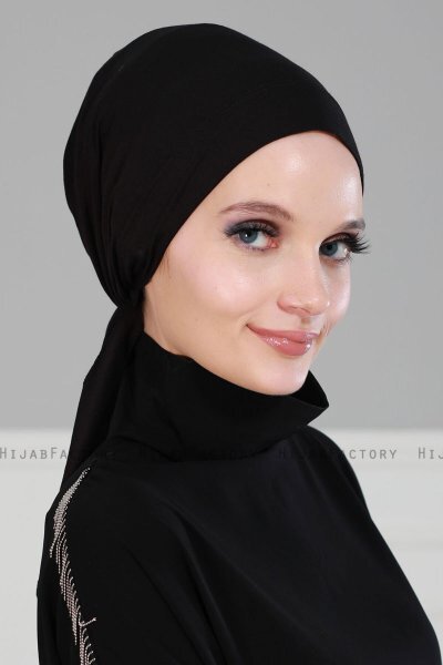Felicia - Black Cotton Turban