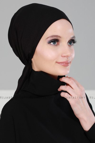 Felicia - Black Cotton Turban