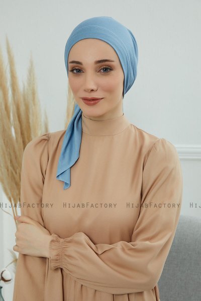 Felicia - Sky Blue Cotton Turban