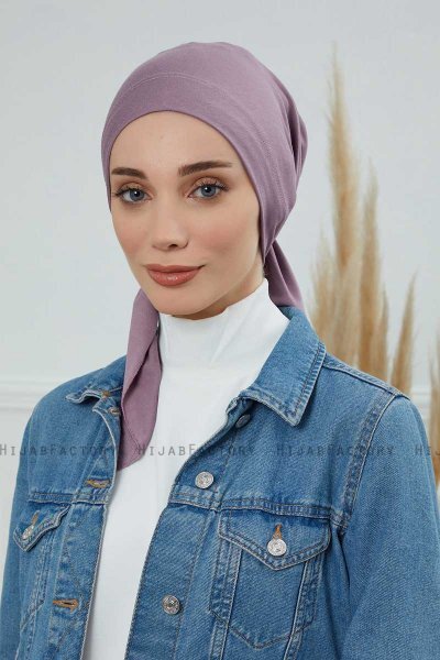 Felicia - Lilac Cotton Turban