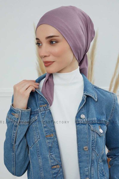 Felicia - Lilac Cotton Turban