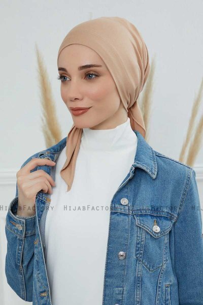 Felicia - Sand Cotton Turban