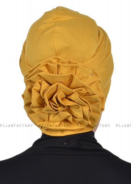 Kerstin - Mustard Cotton Turban - Ayse Turban