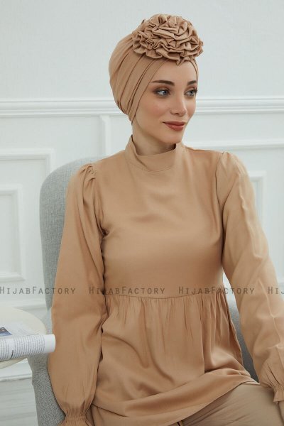 Kerstin - Sand Cotton Turban
