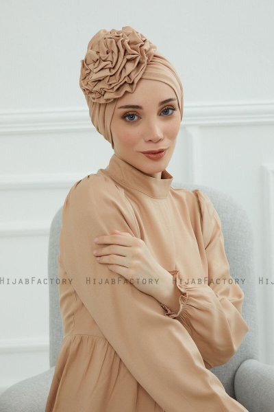 Kerstin - Sand Cotton Turban