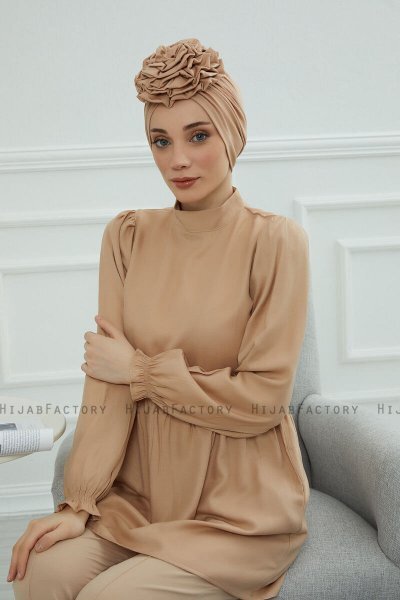 Kerstin - Sand Cotton Turban