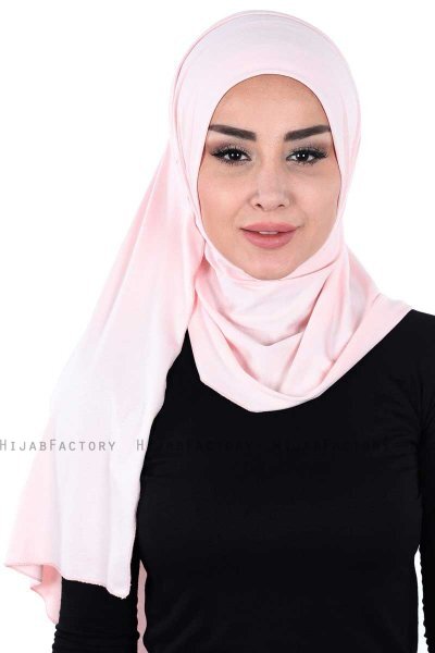 Sigrid - Dusty Pink Cotton Hijab - Ayse Turban