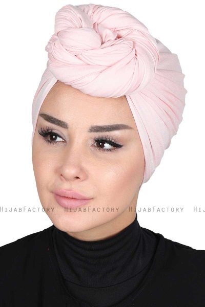 Sigrid - Dusty Pink Cotton Hijab - Ayse Turban