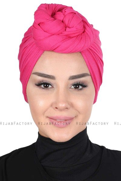 Sigrid - Fuchsia Cotton Hijab - Ayse Turban