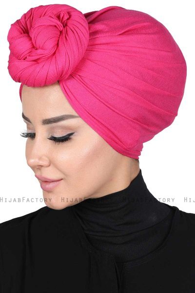 Sigrid - Fuchsia Cotton Hijab - Ayse Turban