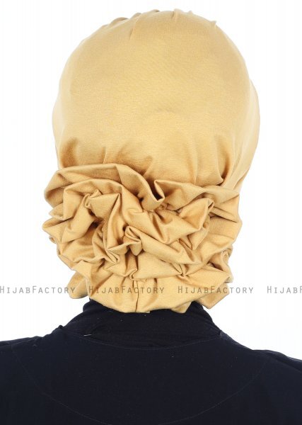 Monica - Mustard Cotton Turban - Ayse Turban