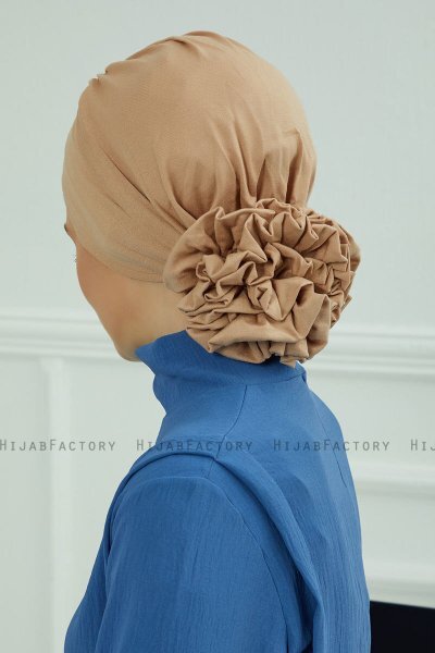 Monica - Sand Cotton Turban