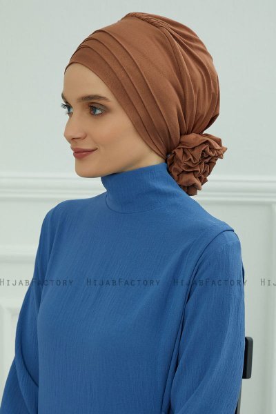 Monica - Caramel Cotton Turban