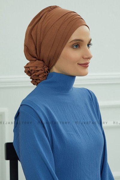 Monica - Caramel Cotton Turban