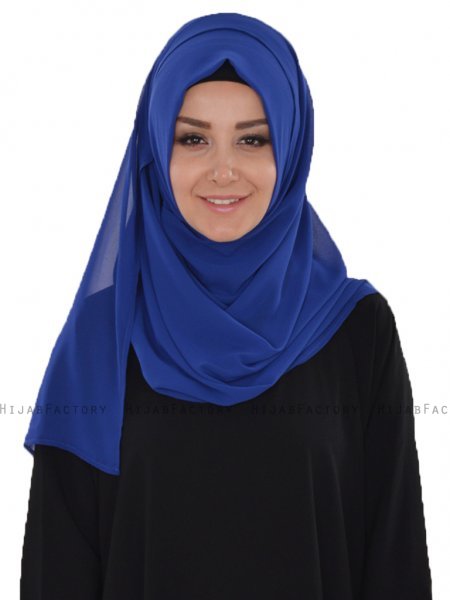 Evelina - Blue Practical Hijab - Ayse Turban