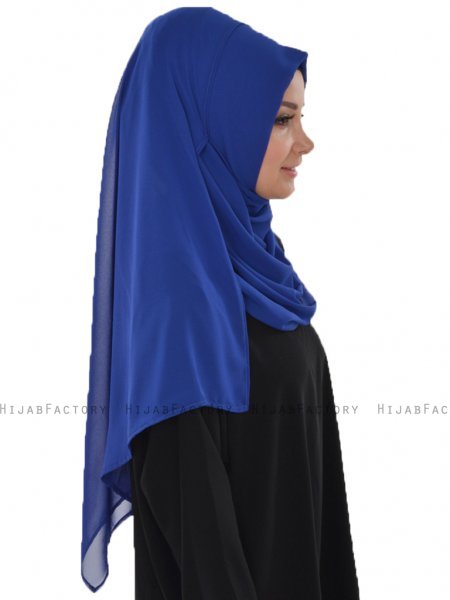 Evelina - Blue Practical Hijab - Ayse Turban